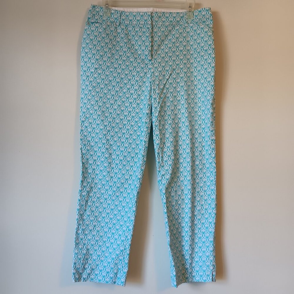 98% Cotton Talbots Perfect Crop Size 6 Scrolling … - image 2